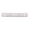 Thumbnail Image 2 of Pnina Tornai Emerald-Cut & Round-Cut Lab-Grown Diamond Anniversary Ring 1 ct tw 14K Rose Gold