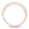 Thumbnail Image 3 of Pnina Tornai Emerald-Cut & Round-Cut Lab-Grown Diamond Anniversary Ring 1 ct tw 14K Rose Gold