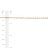 Thumbnail Image 4 of Mirror Cable Chain Necklace 1.6mm Solid 10K Yellow Gold 18"