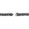 Thumbnail Image 3 of Chain Link Necklace 9mm Matte Black Ion-Plated Stainless Steel 22"