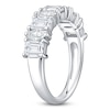 Thumbnail Image 2 of Marquise & Emerald-Cut Lab-Grown Diamond Anniversary Ring 2 ct tw 14K White Gold