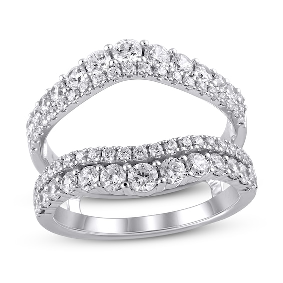 Chosen Diamond Enhancer Ring 1-1/2 ct tw Round 14K White Gold