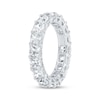 Thumbnail Image 2 of Cushion-Cut Lab-Grown Diamond Eternity Band 4-7/8 to 6 ct tw Platinum