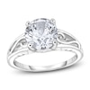 Thumbnail Image 1 of Diamond Solitaire Scroll Engagement Ring 1-1/2 ct tw Round 14K White Gold (I2/I)