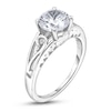 Thumbnail Image 2 of Diamond Solitaire Scroll Engagement Ring 1-1/2 ct tw Round 14K White Gold (I2/I)
