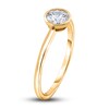 Thumbnail Image 2 of Diamond Solitaire Engagement Ring 1/2 ct tw Bezel-Set Round 14K Yellow Gold (I2/I)