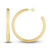 Thumbnail Image 2 of Polished Open Hoop Earrings 14K Yellow Gold 50mm