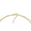 Thumbnail Image 3 of Solid Mixed Chain Bracelet 14K Yellow Gold 7.5" Adj.
