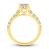 Diamond Bridal Set 2-1/8 ct tw Princess/Round 14K Yellow Gold