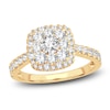 Thumbnail Image 1 of Diamond Engagement Ring 1-1/2 ct tw Round 14K Yellow Gold