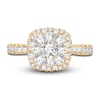 Diamond Engagement Ring 1-1/2 ct tw Round 14K Yellow Gold