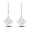Thumbnail Image 1 of Diamond Dangle Earrings 1/2 ct tw Round 10K White Gold