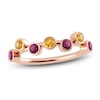 Thumbnail Image 1 of Juliette Maison Natural Citrine & Natural Rhodolite Garnet Ring 10K Rose Gold