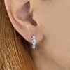 Thumbnail Image 3 of Shy Creation Diamond Huggie Earrings 1/2 ct tw Round 14K White Gold SC55022787