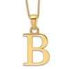 Thumbnail Image 1 of Initial B Necklace 14K Yellow Gold 18"