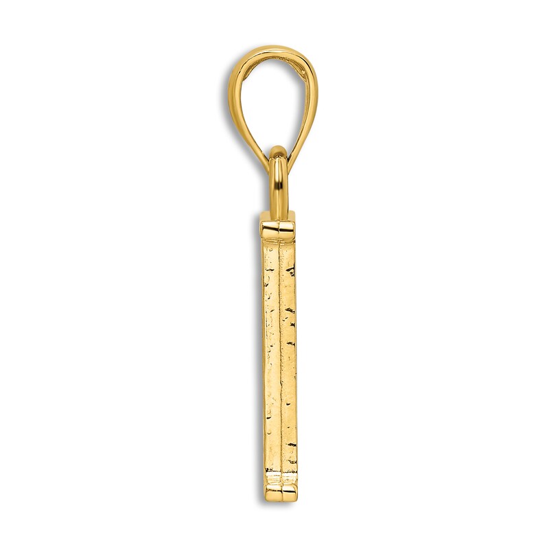 Main Image 2 of Initial B Necklace 14K Yellow Gold 18"