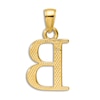 Thumbnail Image 3 of Initial B Necklace 14K Yellow Gold 18"
