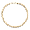 Thumbnail Image 0 of Solid Glitter Rope Bracelet 10K Yellow Gold 8.5"