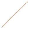 Thumbnail Image 1 of Solid Glitter Rope Bracelet 10K Yellow Gold 8.5"