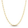 Thumbnail Image 1 of Solid Fancy Link Necklace 14K Yellow Gold 18" 3.7mm