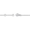 Thumbnail Image 3 of Diamond Initial D Bracelet 1/20 ct tw Round 14K White Gold 7"