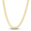 Thumbnail Image 1 of Hollow Multi-Row Bismark Chain Necklace 14K Yellow Gold 20" 7.0mm
