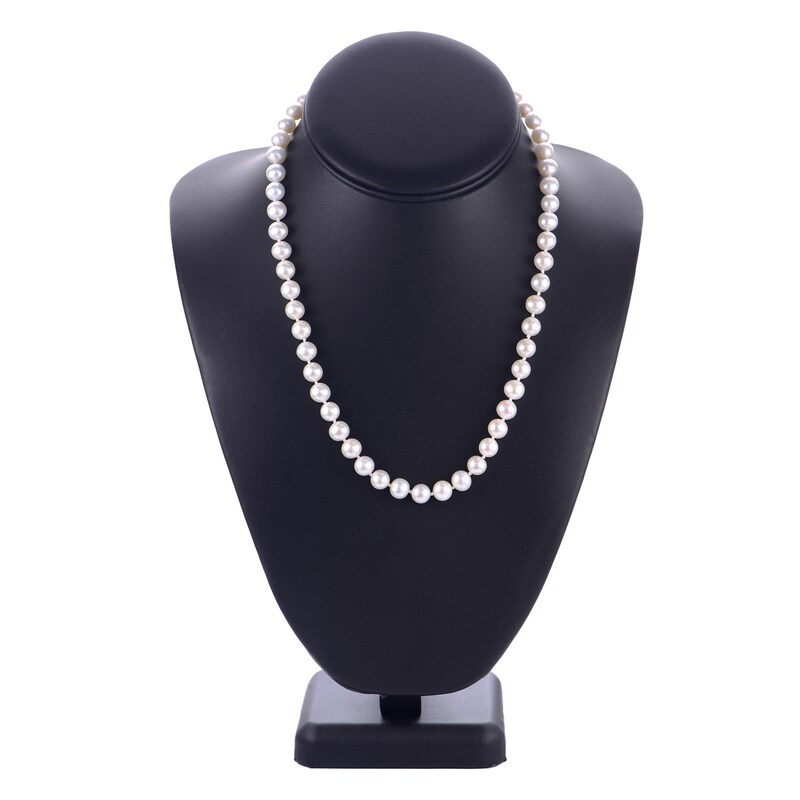 Main Image 4 of Freshwater Cultured Pearl Necklace 14K Yellow Gold 18"