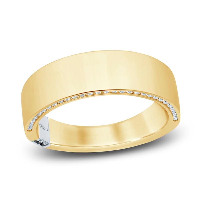 Main Image 1 of Pnina Tornai Men's Diamond Ring 1/4 ct tw 14K Yellow Gold