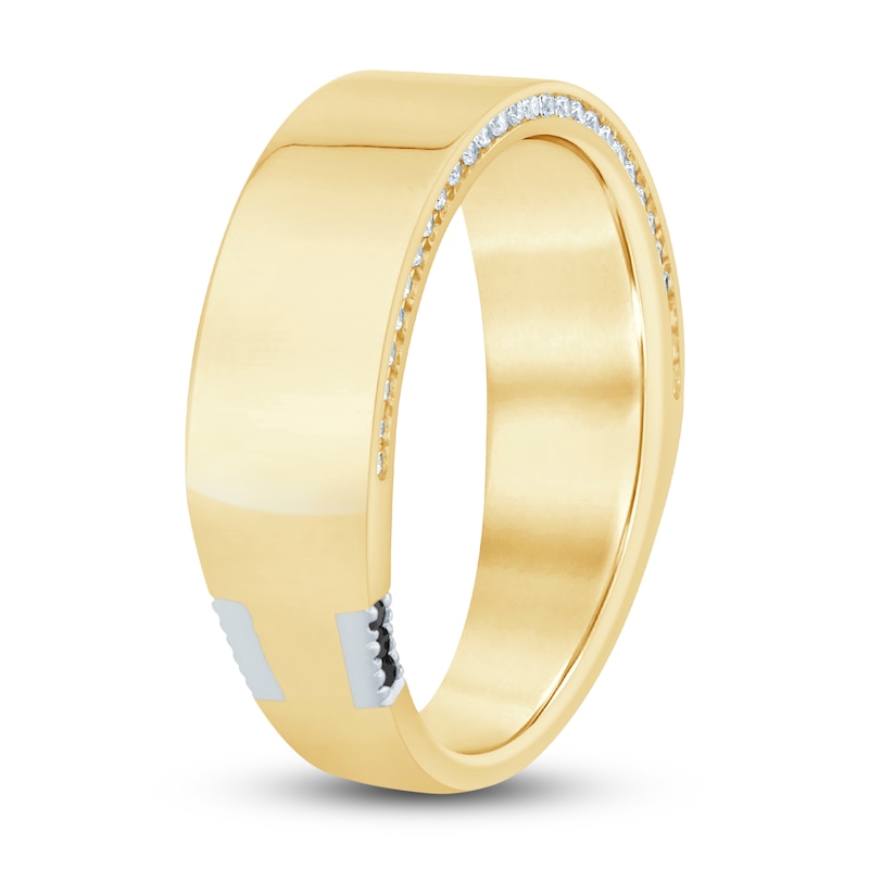 Main Image 2 of Pnina Tornai Men's Diamond Ring 1/4 ct tw 14K Yellow Gold