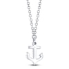 Thumbnail Image 3 of Shy Creation Diamond Anchor Necklace 1/20 ct tw 14K White Gold 18" SC55009546