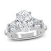 Thumbnail Image 1 of Oval-Cut Created By Jared Studio Lab-Grown Diamond Engagement Ring 4-1/2 ct tw 14K White Gold