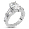 Thumbnail Image 2 of Oval-Cut Created By Jared Studio Lab-Grown Diamond Engagement Ring 4-1/2 ct tw 14K White Gold