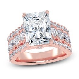 Radiant-Cut Created By Jared Studio Lab-Grown Diamond Engagement Ring 4-3/4 ct tw 14K Rose Gold