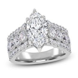Marquise-Cut Created By Jared Studio Lab-Grown Diamond Engagement Ring 3-3/4 ct tw 14K White Gold