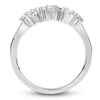 Thumbnail Image 2 of Storied Diamond Desert Sands of Eternity Pear-Shaped & Round-Cut Anniversary Ring 1/2 ct tw Platinum