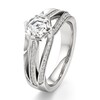 Thumbnail Image 4 of J'Lure Lab-Grown Diamond Hexagon Step-Cut Engagement Ring 1-3/8 ct tw 18K White Gold