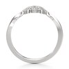 Thumbnail Image 2 of J'Lure Lab-Grown Diamond Scalloped Wedding Band 1/8 ct tw 18K White Gold