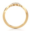 Thumbnail Image 2 of J'Lure Lab-Grown Diamond Scalloped Wedding Band 1/8 ct tw 18K Yellow Gold