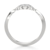 Thumbnail Image 2 of J'Lure Lab-Created Diamond Scalloped Wedding Band 1/5 ct tw 18K White Gold