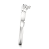 Thumbnail Image 3 of J'Lure Lab-Created Diamond Scalloped Wedding Band 1/5 ct tw 18K White Gold