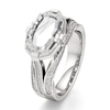Thumbnail Image 4 of J'Lure Lab-Grown Diamond Oval Portrait-Cut Engagement Ring 3-1/2 ct tw 18K White Gold