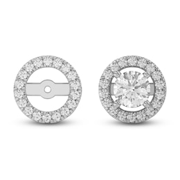 Lab-Grown Diamond Earring Jackets 1/3 ct tw 10K White Gold (Jacket Only)