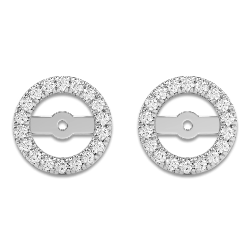 Main Image 3 of Lab-Grown Diamond Earring Jackets 1/3 ct tw 10K White Gold (Jacket Only)