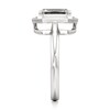 Thumbnail Image 3 of J'Lure Imperial-Emerald Step-Cut Lab-Grown Diamond Half-Halo Engagement Ring 2 ct tw 18K White Gold