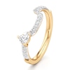 Thumbnail Image 4 of J'Lure Trillion Curved Brilliant-Cut Lab-Grown Diamond Contour Wedding Band 1/2 ct tw 18K Yellow Gold