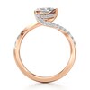 Thumbnail Image 2 of J'Lure Kite Step-Cut Lab-Created Diamond Bypass Engagement Ring 1-3/8 ct tw 18K Rose Gold