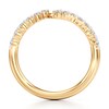Thumbnail Image 2 of J'Lure Lab-Grown Diamond Contour Wedding Band 3/8 ct tw 18K Yellow Gold