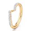 Thumbnail Image 4 of J'Lure Lab-Grown Diamond Contour Wedding Band 3/8 ct tw 18K Yellow Gold