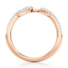 Thumbnail Image 2 of J'Lure Lab-Grown Diamond Angled Contour Wedding Band 1/5 ct tw 18K Rose Gold
