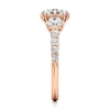 Thumbnail Image 3 of J'Lure Octagon Step-Cut Lab-Grown Diamond Engagement Ring 1-7/8 ct tw 18K Rose Gold
